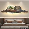 Pintura Decorativa para Quarto, Pintura de Paisagem de Luxo Leve e Elegante, Novo Modelo 2026 Pintura com Luz LED, Pintura Luminosa para Pendurar na Parede para Cabeceira e Pés da Cama