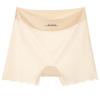 Pantalones Cortos de Seguridad Finos Sin Costuras de Seda de Hielo Talla Grande, Anti-Exposición, Entrepierna de Algodón Puro, Ropa Interior de Seguridad Fina de Verano para Mujer