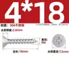 Tornillos Autorroscantes de Acero Inoxidable 304 con Cabeza Avellanada Cruzada Tornillos Autorroscantes de Cabeza Plana Tornillos para Madera Clavos Autorroscantes Roscas Autorroscantes