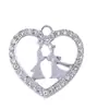 Pendientes Hechos a Mano para Pareja Día de San Valentín Chino Collar Moda Diamante Amor Joyería Colgante Aleación Accesorios Material