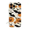 Capa de Celular de Abóbora Morcego de Halloween Mais Vendida da Tk para Iphone17 Capa Protetora Moderna para Apple 18Pm Película Capa Rígida