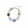 Pulseira de Miçangas de Gatinho Fofo de Desenho Animado Única Combina com Tudo Namorada Casal Fofa Divertida Pulseira de Miçangas