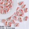 Cuentas Sueltas de Cerámica Retro Pintadas a Mano con Forma de Pez Material Hecho a Mano para Manualidades de Bisutería Accesorios para Collares Pulseras Cuentas Sueltas de Cerámica