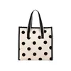 Bolsa de almacenamiento de cosméticos de lunares de moda transfronteriza, bolsa tipo almohada elegante y versátil, bolso de hombro casual para mujer