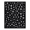 Novo adesivo de unha de floco de neve de Natal transfronteiriço 3D adesivo laser prata floco de neve alce de Natal adesivos de decoração de unha