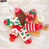 Calcetines de Navidad para adultos de terciopelo medio para ancianos de alce, calcetines de otoño e invierno para mujer, calcetines gruesos de toalla de terciopelo coral, calcetines transfronterizos