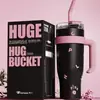 Copo térmico para manter bebidas quentes ou frias, alto valor estético, copo de gelo de grande capacidade para meninas, copo ton-ton grande, copo de presente