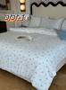 Juego de Cuatro Piezas de Jacquard Aeróbico Hilo de Bambú Algodón Clase A Alta Densidad Hilo de Nube Algodón Ropa de Cama Sábanas Funda de Edredón Grupo de Compra de Algodón Xiaozhu Venta al por Mayor Entrega