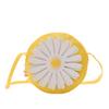 Bolso bandolera Fresh Daisy para niños y niñas, bonito mini bolso bandolera redondo pequeño, nuevo bolso infantil 2024