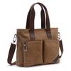 Venta al por mayor de fábrica nuevo maletín de lona para laptop para hombre simple de negocios casual para hombre bolso bandolera de hombro