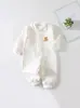 Mameluco de Terciopelo Suave para Bebé, Tipo Primavera y Otoño un Traje para Gatear, Ropa para Bebés, Pijama Interior, Manga Larga Primavera y Otoño