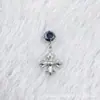 Liga de Titânio F136 Fundo Redondo Garra Coração de Zircônia Pingente Titânio G23 Rosca Interna Zircônia Lábio Piercing Joia Headpiece