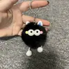 Colgante de peluche de elfo de oreja esponjoso para pareja, lindo, caricatura escolar, muñeca para mochila escolar, máquina expendedora con llavero, explosión