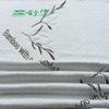 Tejido de colchón de fibra de seda fría teñida en hilo, tejido de almohada de látex de fibra de poliéster, tejido de seda de punto textil