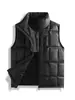Chaleco cálido de algodón con grafeno para exteriores para hombre, cárdigan de cuello alto, chaleco deportivo casual de otoño e invierno, chaleco versátil engrosado