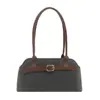 Bolsa de Axila Suede Retrô Estilo Francês, Bolsa de Mão Fosca, Nova Bolsa de Ombro Versátil de Grande Capacidade para o Dia a Dia