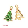 Serie Navideña de Dibujos Animados de Venta Caliente Transfronteriza Colgantes de Esmalte Accesorios de Joyería de Aleación DIY Colgantes para Collar Pulsera
