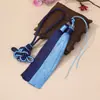 Nudo auspicioso borla bicolor nudo chino poliéster espiga colgante espiga accesorios colgante hecho a mano diy accesorios colgante venta al por mayor