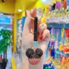 Celebridade da internet corrente de carro anel de chaveiro pingente cabeça do Mickey completo de diamantes casal Minnie com diamantes pendurado na bolsa atacado