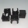 Fivela de cartão mesa cadeira conduíte de fiação móveis tubo redondo braçadeira de tubo pad de tubo de PE pés de aço inoxidável de fundo plano água eletricidade com abertura de furo