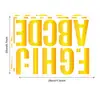 Pegatinas de Letras Grandes de 4 Pulgadas para Coches, Paredes, Exposiciones, Escuelas, Guarderías, Decoración DIY, Pegatinas de Letras de Tamaño Grande