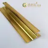 Fabricante de Foshan Tira de Borde para Panel de Pared de Aleación de Aluminio en Forma de I Tira de Presión Decorativa de Doble Boca en Forma de I para Panel de Pared UV