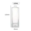 Botella de Spray de Presión de 30ml Botella de Relleno de Perfume de Vidrio Botella Vacía Cosmética de Gama Alta