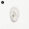Modelo de Exhibición de Auriculares de Oreja de Silicona Joyería de Pendientes de Oreja Práctica de Limpieza de Orejas Prop de Enseñanza de Simulación del Cuerpo Humano