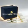 Etiquetas de Cristal Personalizadas, Adesivos de Transferência UV, Letreiros Descoláveis, Marca Registrada, Embalagem para Caixa de Presente, Logotipo, Etiquetas de Metal