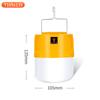 Luces LED recargables luces para apagones luces de emergencia linternas solares para acampar luces inalámbricas para puestos de mercado nocturno luces para tiendas de campaña
