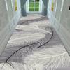 Alfombra para Pasillo Cortable en 3D Pasillo Pasillo Pasillo Escaleras Alfombrilla de Piso Entrada de Puerta Alfombra Larga para el Hogar Hotel Alfombrilla Antideslizante