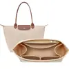 Bolsa Interior para Neceser, Bolsa Interior Multifuncional con Forma de Empanadilla, Gran Capacidad, Tridimensional, Bolsa Interior de Fieltro Engrosado