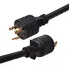 Cable de Alimentación de Tres Conductores Estándar Americano con Enchufe de Bloqueo L7-30P, Antidesprendimiento, Alta Potencia, Resistente a Altas Temperaturas, Cable de Extensión Estándar Americano
