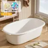 Tina de Baño para Bebé, Se Puede Usar para Acostarse y Bañarse, Extra Grande y Gruesa, Adecuada para Uso en Baño Doméstico, Tina de Baño de Cuerpo Completo para Niños y Bebés