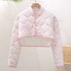 Otoño e invierno hombrera cálida artefacto para dormir algodón color manga larga chaleco cervical de hombro frío para confinamiento de mujeres