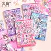 Xinmo Xin Guang Série Menina Y2K Jogo de Vestir Livro de Adesivos 6+12 Livro de Jogo Manual Infantil da Nova Menina