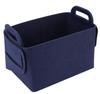 Fabricantes de cestas de almacenamiento de fieltro Caja de almacenamiento de artículos diversos de escritorio nórdicos Cesta de almacenamiento plegable portátil