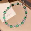 Nuevo Collar Estilo Chino de Resina Calabaza Circonita Tendencia Nacional Frescura Pequeña Cadena para Clavícula Temperamento Joyería Versátil de Gama Alta Venta al por Mayor
