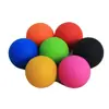 Bola de fáscia de silicone, amendoim de hóquei, cabeça dupla de amendoim, sola, yoga, relaxamento muscular profundo, massagem de pontos de acupuntura, bola única