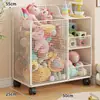 Estantería para almacenamiento de juguetes infantiles, uso en sala de estar del hogar, estante móvil de pie, estante para libros ilustrados, estantería, estante organizador simple