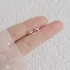 Pendientes de Plata de Ley 925 Estilo Nuevo Primavera Verano Pequeños Celebridad de Internet Douyin Más Vendidos Pendiente Simple Moderno Estudiante Mujer Noche