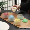 Quemador de Incienso de Vidrio Yanruyu para Uso Doméstico, Portainciensos para Interiores, Soporte de Incienso con Forma de Nube, Nuevo Quemador de Incienso de Aromaterapia Estilo Chino