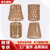 Abajur de Corda de Papel Artesanal E27 Luminária de Mesa Lustre Luminária de Parede Acessórios de Iluminação Decorativos Universais para Pousada e Restaurante, Atacado e Personalização