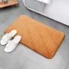 Venta al por mayor directamente del fabricante.: Alfombrilla Gruesa de Espuma Viscoelástica para Suelo, Felpa de Coral Acolchada Esponja Alfombrilla Absorbente para Pies, Alfombrilla de Color Sólido para Entrada