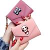 Bolsa para Monedas de Color Sólido con Borla para la Noche de Halloween Caricatura Linda de Dunhuang Cartera Delgada Billetera Corta para Mujer Cruzada