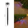 Luz Solar para Césped Sombra Estaca de Suelo Decoración de Jardín de Patio Exterior Impermeable Luz Nocturna LED Luz de Ambiente para Paisaje