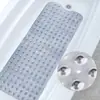 Tapete de Banheira Transfronteiriço 100*40cm Tira Longa Pvc Banheiro Tapete Antiderrapante Amz Mais Vendido Box de Banho Tapete Antiderrapante