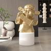 La tienda de decoración del hogar de la sala de estar del Dios de la Riqueza abrió sus puertas con grandes decoraciones de piso, artesanías y regalos de riqueza de Daji Ju.