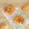 Bolsas para Empacar Galletas de Arándano, Bolsas Sellables con Máquina Selladora para Hornear, Bolsas Totalmente Transparentes Autoadhesivas para Galletas, Pastelería Copo de Nieve