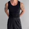 Verão novo colete de fio de seda gelada homens musculosos justo alta elasticidade camiseta sem mangas colete comércio exterior transfronteiriço atacado